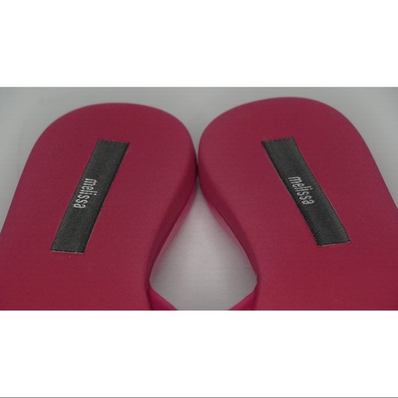 ✨HP!✨ ⏰ Melissa Love Li Pink Sandals NWT - Picture 6 of 9